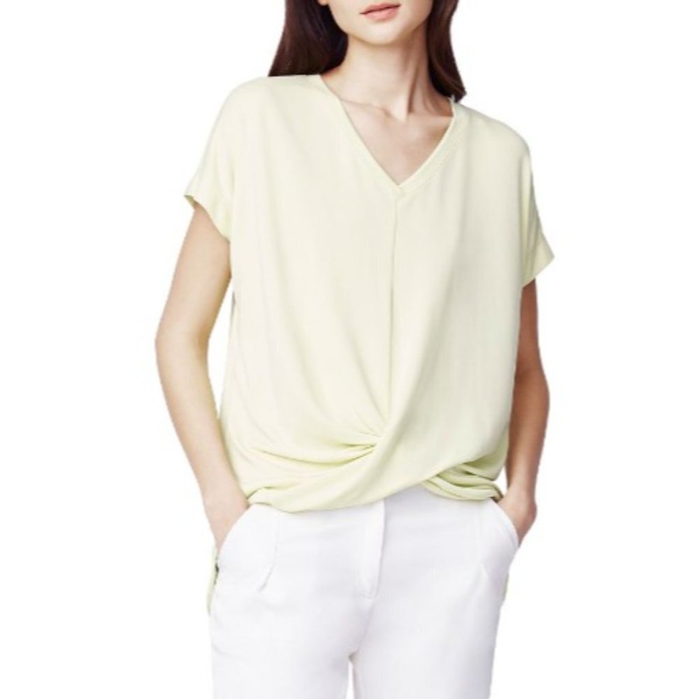 NWT B New York Drape-front Tee